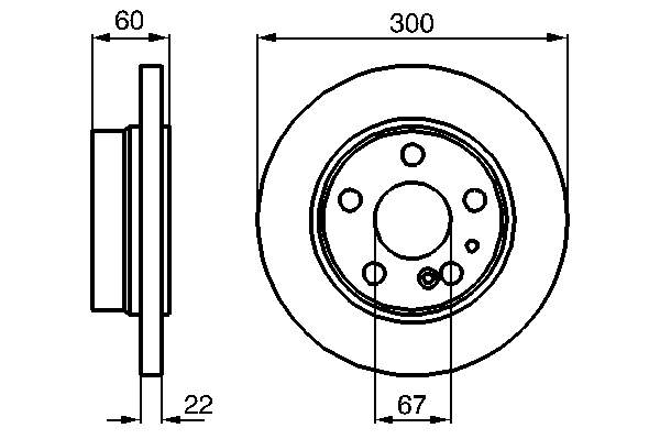 Гальмівні диски 0986478566 Bosch