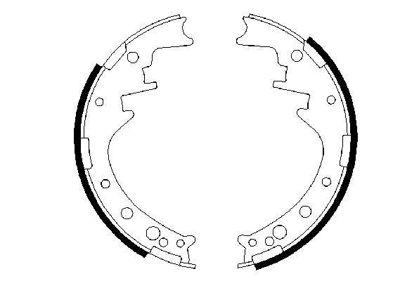 Купити 0986487292 Bosch Колодки гальмові задні, барабанні