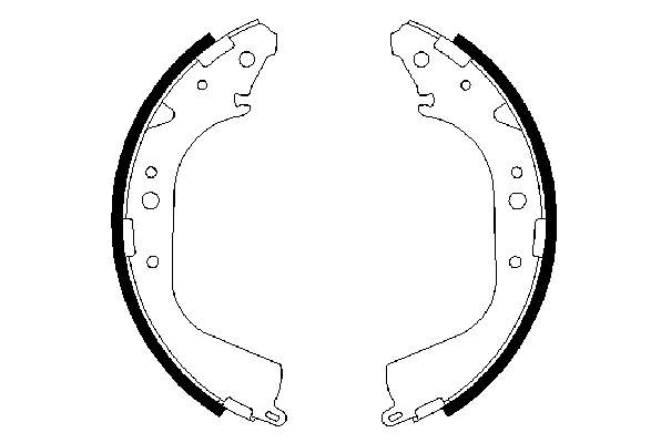 Купити 0986487414 Bosch Колодки гальмові задні, барабанні