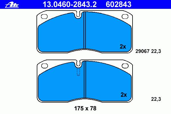 Передні тормозні колодки WP523 WP