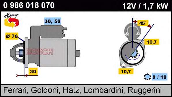 Стартер REMA-PARTS GSD6RA30 ціна, від 79.20 USD