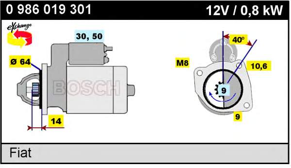 Купити CST30110AS Casco Стартер