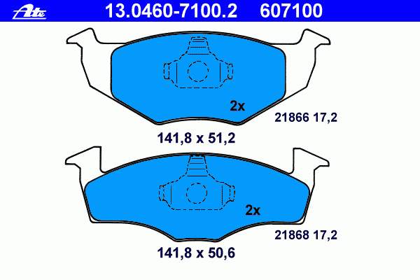 Гальмівні колодки ATE 13046071002 ціна, від 22.29 USD