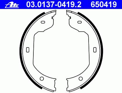 Купити SBC09110 Starline Гальмівні колодки гальма стоянки