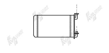 Радіатор пічки (обігрівача) VAN Wezel 06006022 ціна, від 20.28 USD