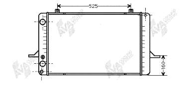 Радіатор основний Ford 6130210 ціна, від 291.42 USD