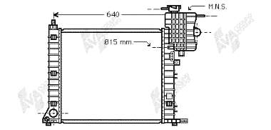 Купити 30002264 VAN Wezel Радіатор двигуна