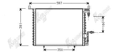 Радіатор кондиціонера 8FC351035161 HELLA
