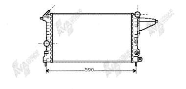 Радіатор основний VAN Wezel 37002161 ціна, від 39.57 USD