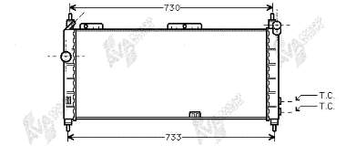 Купити 52459323 Opel Радіатор двигуна