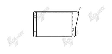 Радіатор пічки (обігрівача) VAN Wezel 37006196 ціна, від 18.23 USD