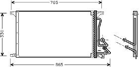 Радіатор охолодження кондиціонера Ford 1423858