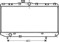 Купити 1640016340 Toyota Радіатор двигуна