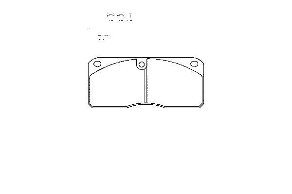 Колодки гальмівні передні, дискові DB2903982 Danblock