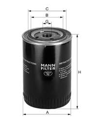 W7161 Mann-Filter фільтр масляний