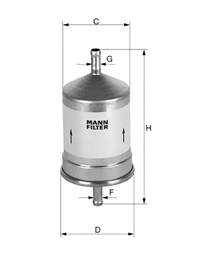 WK661 Mann-Filter фільтр паливний