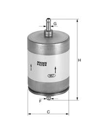 WK413 Mann-Filter фільтр паливний