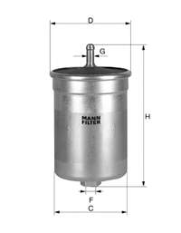 WK818 Mann-Filter фільтр паливний