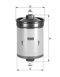 WK6124 Mann-Filter фільтр паливний