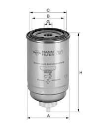 WK9506 Mann-Filter фільтр паливний