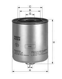 WK828 Mann-Filter фільтр паливний