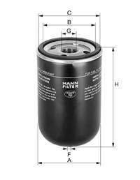 Фільтр тонкого очищення палива Mann-Filter WK815 ціна, від 5.10 USD