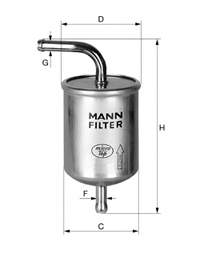 WK710 Mann-Filter фільтр паливний
