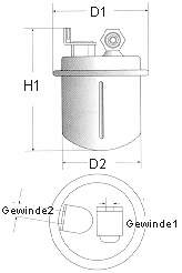 L222606 Champion Фільтр палива