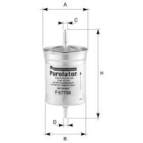 Паливний фільтр F67756 Purolator