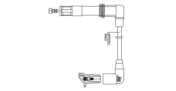 Дріт високовольтний VAG 036905430AD