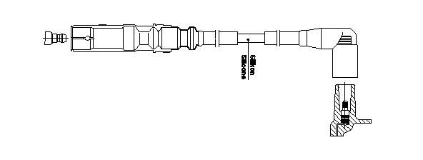 Дроти запалювання VAG 06A905430AF ціна, від 12.67 USD
