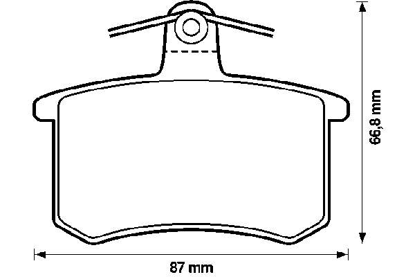 Задні гальмівні колодки Jurid/Bendix 571350B ціна, від 15.20 USD