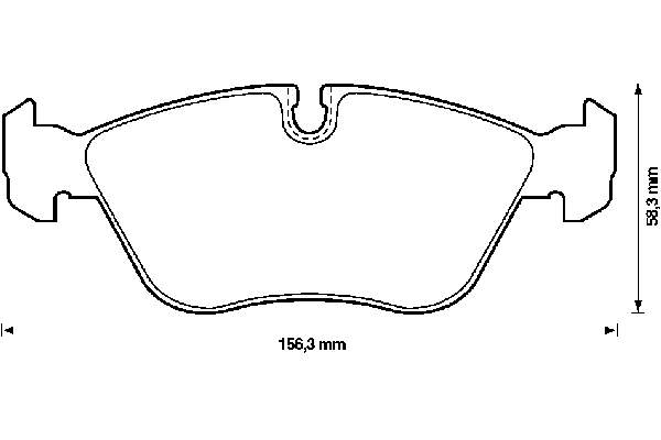 Гальмівні колодки Jurid/Bendix 571457B ціна, від 25.34 USD