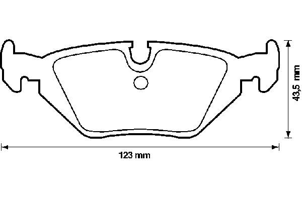 Колодки гальмові задні, дискові 571527B Jurid/Bendix