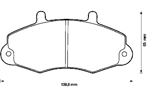 Купити 571745B Jurid/Bendix Колодки гальмівні передні, дискові