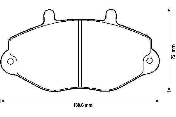 Тормозні колодки Jurid/Bendix 571746X