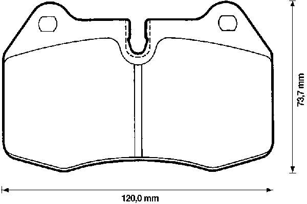 Тормозні колодки Jurid/Bendix 571852B