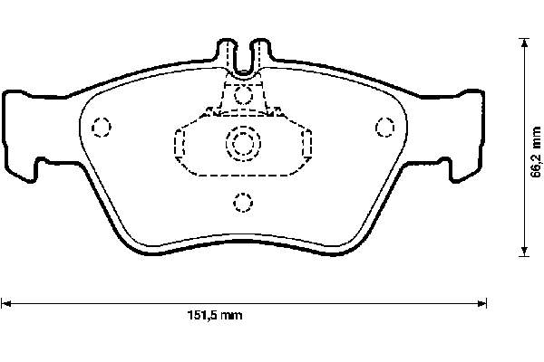 Передні тормозні колодки 571877B Jurid/Bendix
