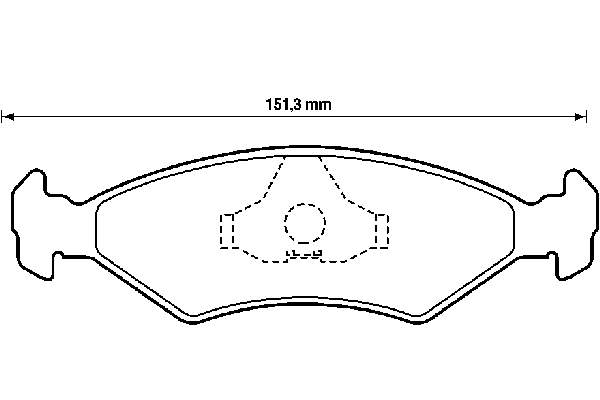 Тормозні колодки Jurid/Bendix 571914B