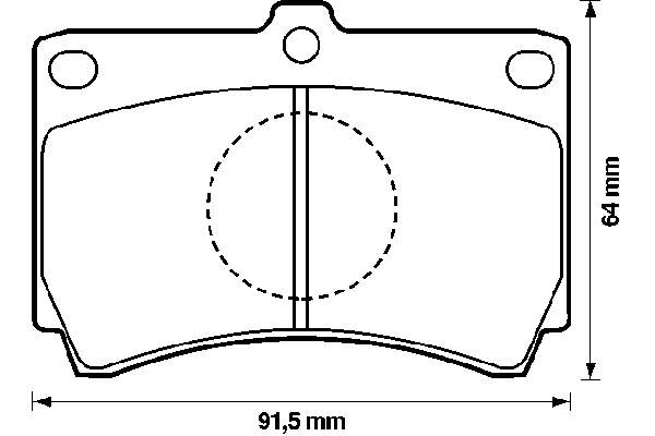 Гальмівні колодки Jurid/Bendix 572143B ціна, від 17.76 USD