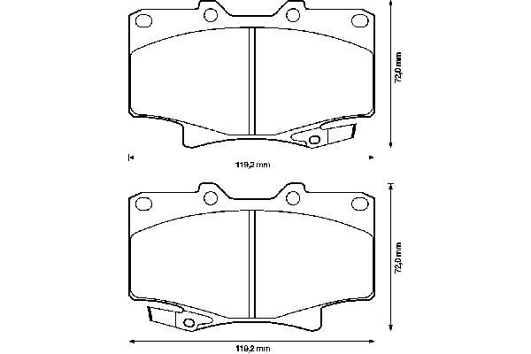 Купити 572253B Jurid/Bendix Колодки гальмівні передні, дискові