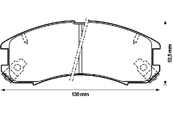Тормозні колодки Jurid/Bendix 572317B