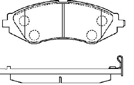 Купити 572408B Jurid/Bendix Колодки гальмівні передні, дискові