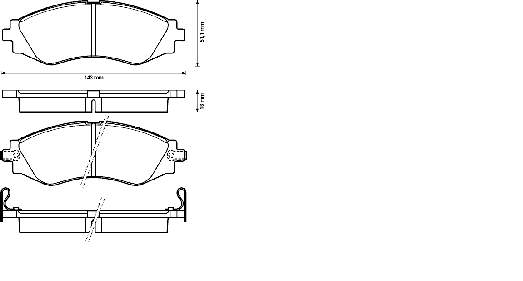 Тормозні колодки Jurid/Bendix 572407B