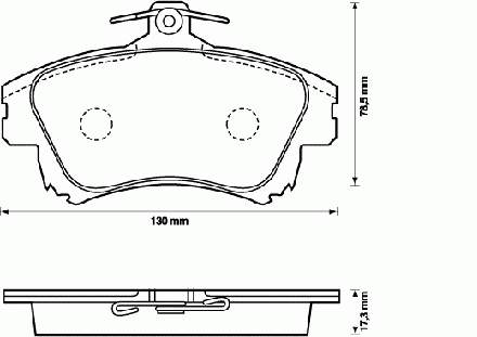 Гальмівні колодки Jurid/Bendix 573039B ціна, від 22.08 USD