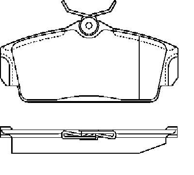 Тормозні колодки Jurid/Bendix 572422B