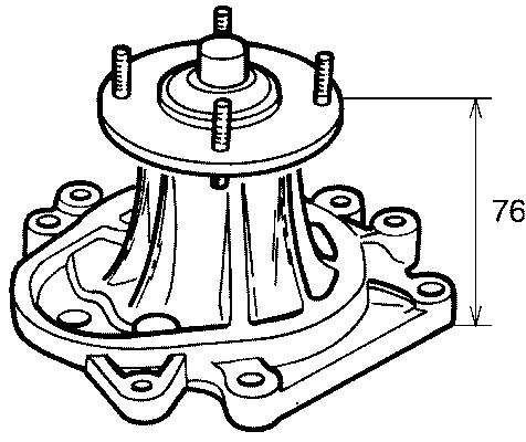 Помпа водяна, (насос) охолодження VKPC91606 SKF