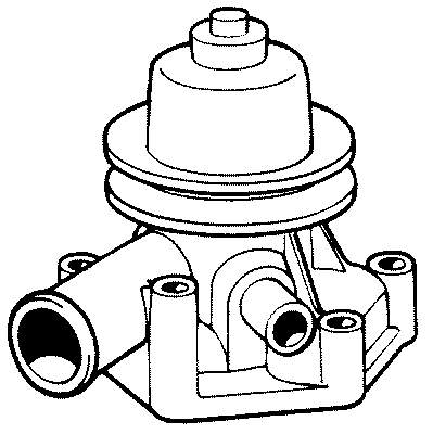 PQ702 Japan Parts Насос охолодження