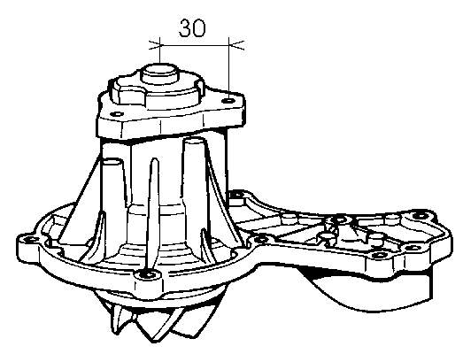 Помпа охолодження SKF VKPC81400 ціна, від 21.95 USD