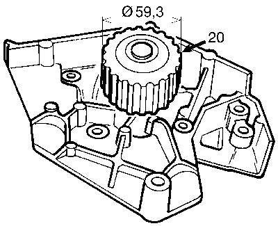 Помпа VKPC83425 SKF